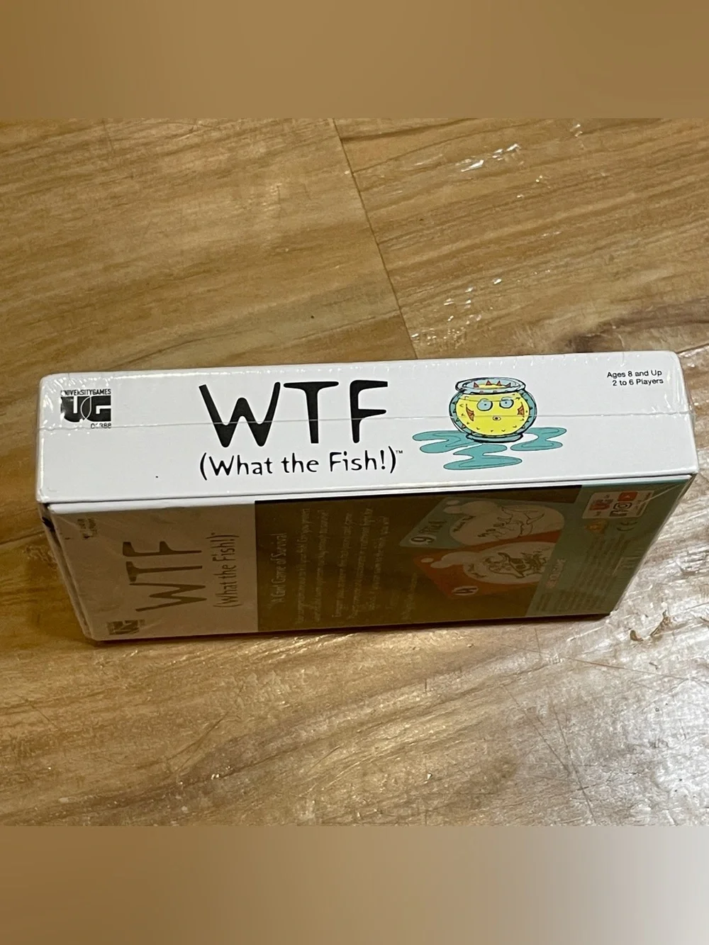 New WTF (What the Fish) Card Game of Survival Family Fun-Factory Sealed Ages 8+